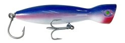 Super Strike Floating Little Neck Popper Lures -Fishing Paradise BLUEWHITE