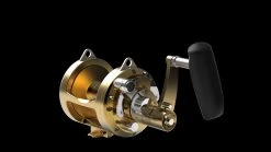 Avet EXW 30/2 2-Speed Lever Drag Reels -Fishing Paradise EXW30 FRONT GOLD