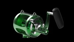 Avet EXW 50/2 2-Speed Lever Drag Reels -Fishing Paradise EXW502 FRONT GREEN