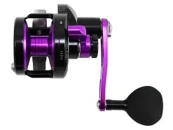 Jigging World Micro Jigging Lever Drag Reels -Fishing Paradise MJ BlackPurple Top