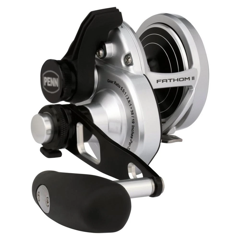 Penn Fathom II 2-Speed Lever Drag Reels 6 Penn Fathom II 2-Speed Lever Drag Reels - Image 4