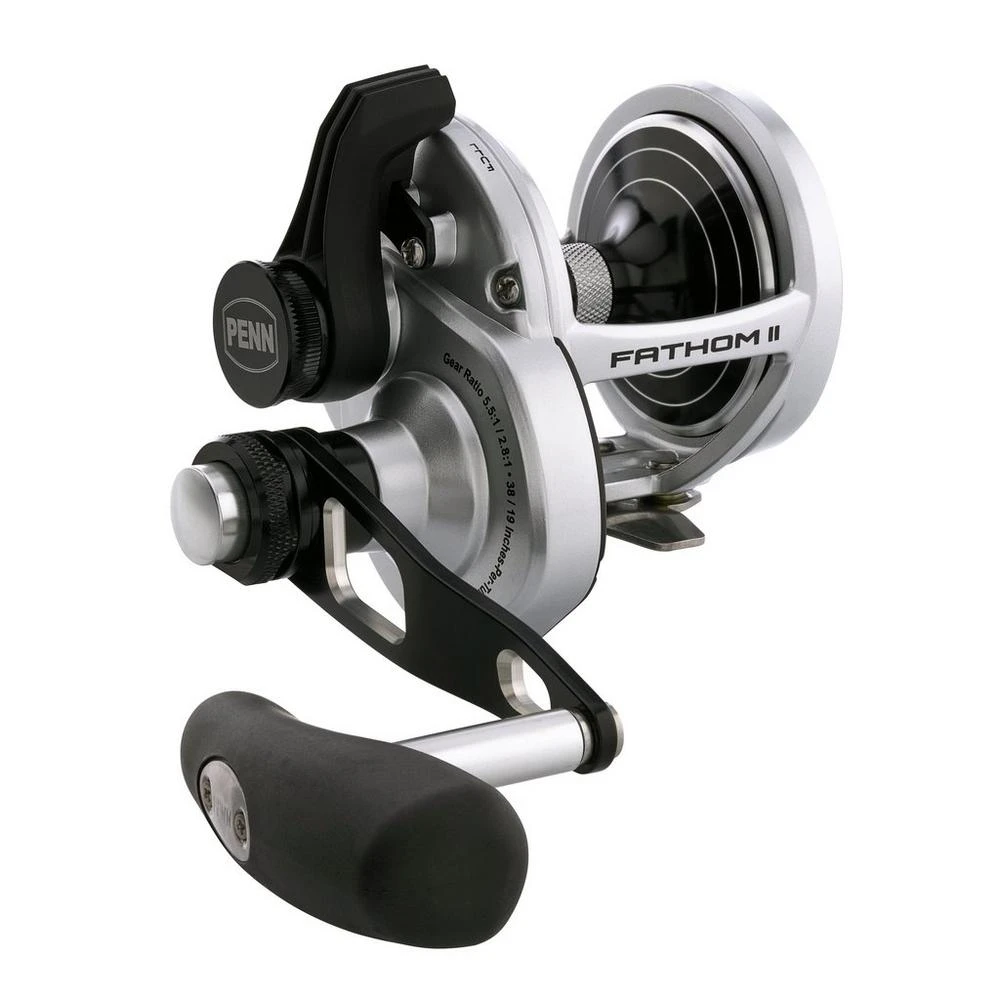 Penn Fathom II 2-Speed Lever Drag Reels 3 Penn Fathom II 2-Speed Lever Drag Reels