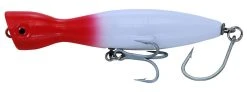 Super Strike Sinking Little Neck Popper Lures -Fishing Paradise RedHeadWhite