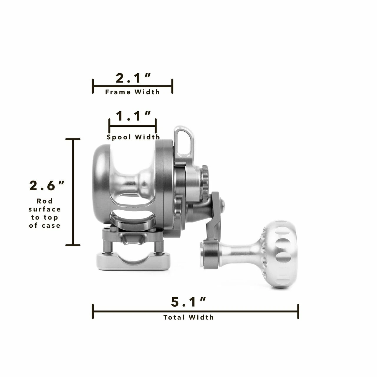 Seigler SGN Small Game Narrow Lever Drag Reels 9 Seigler SGN Small Game Narrow Lever Drag Reels - Image 7