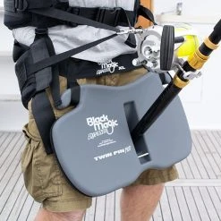 Black Magic Tackle Twin Pin Pro Equalizer Harness And Gimbal Set -Fishing Paradise Straightbutt TPP web 2021