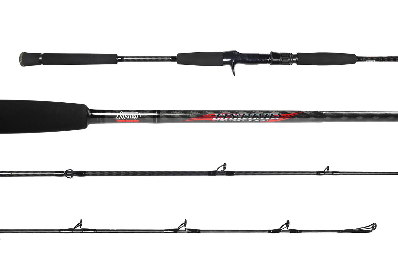 Jigging World Hybrid Nano Carbon Casting Rods 3 Jigging World Hybrid Nano Carbon Casting Rods