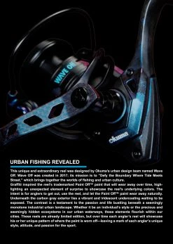 Okuma Limited Edition Wave Off Urban Fishing Spinning Reels -Fishing Paradise WO INFO 4