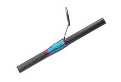 Jigging World MK2 7'6" Custom Spinning Rod - Blue/Red -Fishing Paradise blue red guide