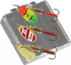 Mepps Bass Pocket Pac - #3 Aglia Plain Inline Spinners