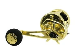 Jigging World Eros 300 Star Drag Reels -Fishing Paradise gold side