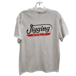 Jigging World 2022 T-Shirts -Fishing Paradise jwtshirtbackgrey