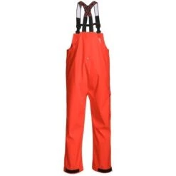 Grundens Neptune 509 Commercial Fishing Bib Pants -Fishing Paradise neptune 509 orange back 457x457 1