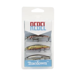 Rebel Tracdown Ghost Minnow 3 Pack Crankbaits