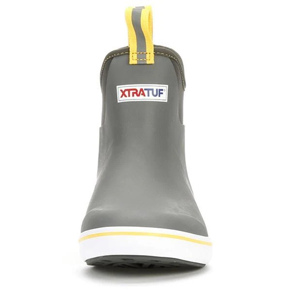Xtratuf Men's 6" Ankle Deck Boots Gray/Yellow 7 Xtratuf Men's 6" Ankle Deck Boots Gray/Yellow - Image 5