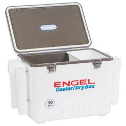 Engel 30 Quart Drybox/Cooler With Rod Holders -Fishing Paradise uc30 rh 9