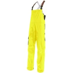 Grundens Weather Watch Sport Fishing Bib Trousers 11 Grundens Weather Watch Sport Fishing Bib Trousers -Fishing Paradise weather watch bib yellow side
