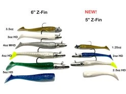 RonZ Z-FIN Big Game Series HD Soft Baits